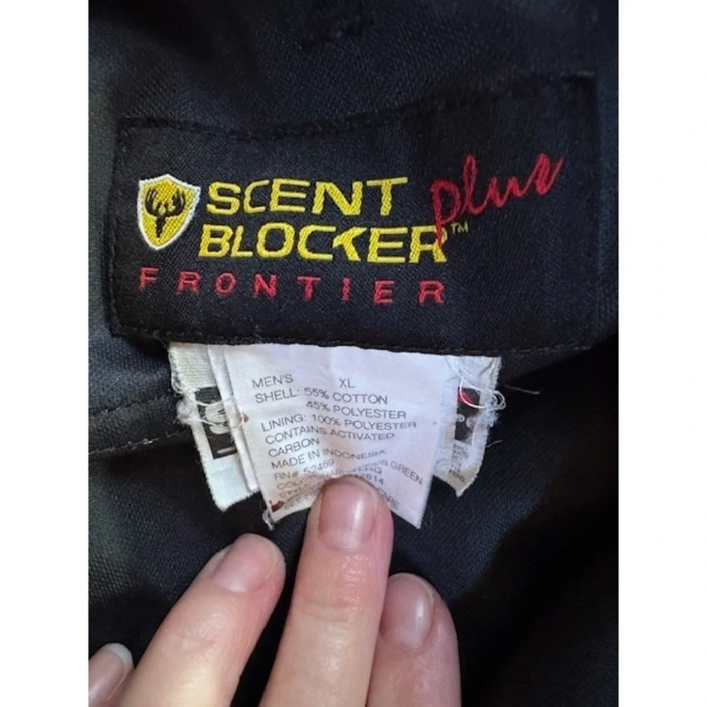 Scent Blocker Plus Frontier Scentek Realtree Camo Pants Mens XL Cotton‎ Lined